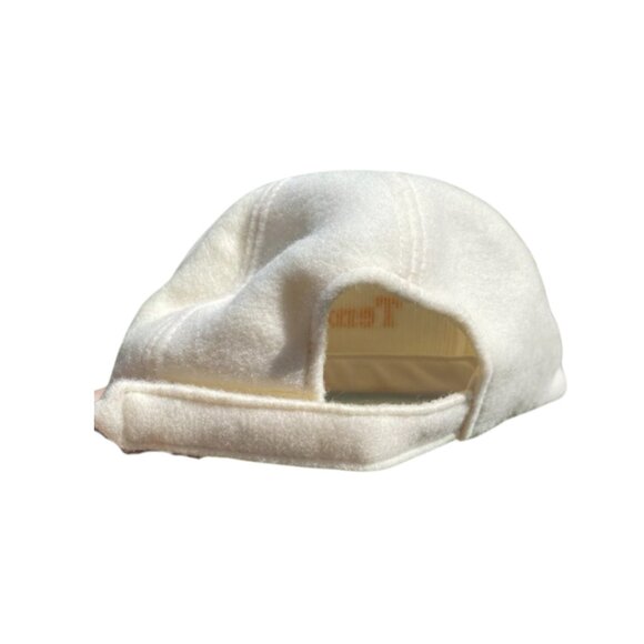 Vintage TENNESSEE Winter Hat Snapback with Rope Detail Orange and Ivory OS - Picture 4 of 4